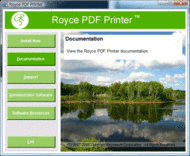 Royce PDF Printer screenshot